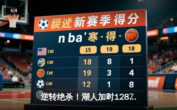 逆转绝杀！湖人加时128-125险胜雄鹿，戴维斯44+23主宰内线 - 4